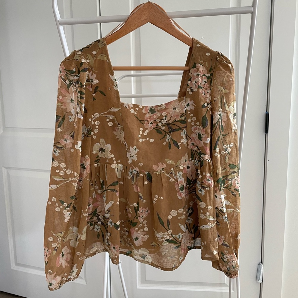 Altar’d state floral blouse
